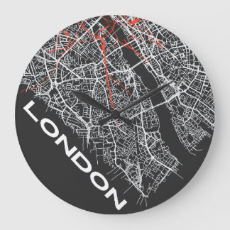 Redondo Grande Diseños de reloj de Londres
