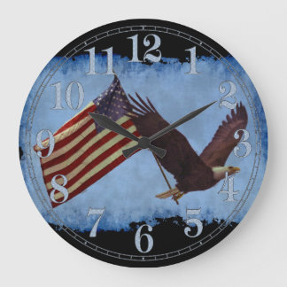 Redondo Grande El águila calva estadounidense y el reloj de arte