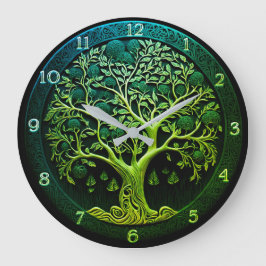 Redondo Grande El árbol de la vida en el gran reloj verde