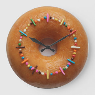 Redondo Grande El buñuelo esmaltado asperja el reloj