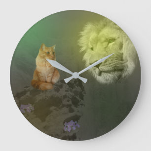 Redondo Grande El León Y El Gato, El Reloj De Muro