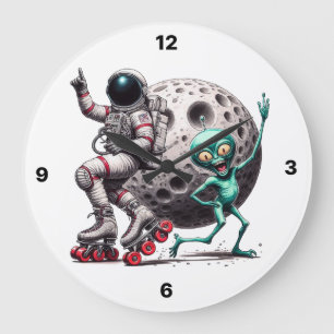 Redondo Grande El reloj de baile de los niños extranjeros