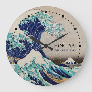 Redondo Grande El reloj de la gran pared ondulada de Hokusai