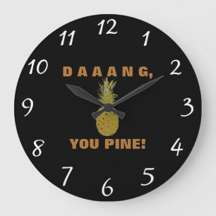 Redondo Grande El reloj de la pared del Daaang You Pine