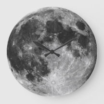 El reloj de la pared lunar