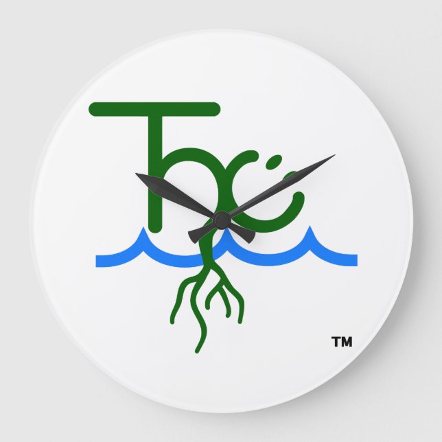 Redondo Grande El reloj Happy Cultivator™ (Anverso)