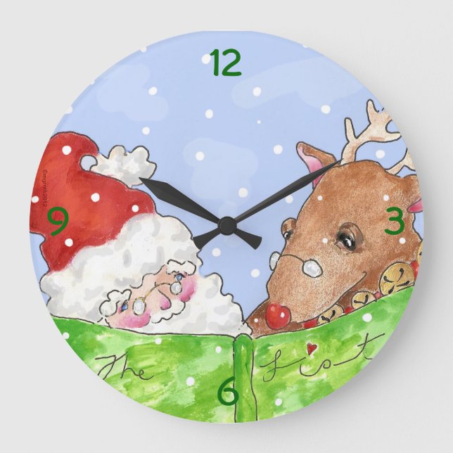 Redondo Grande El reloj List (Anverso)