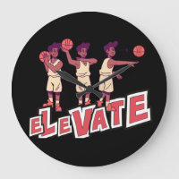 Elevar el reloj de baloncesto