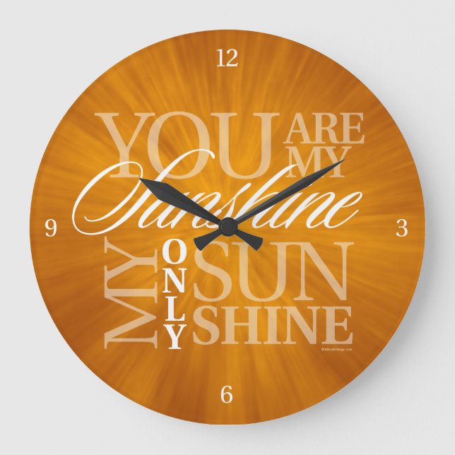 Redondo Grande Eres Mi Gran Reloj Sunshine (Anverso)