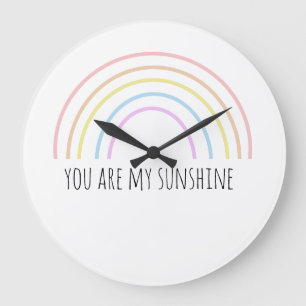 Redondo Grande Eres mi reloj arco iris brillante