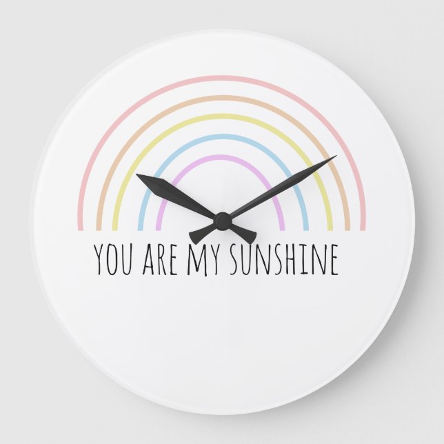 Redondo Grande Eres mi reloj arco iris brillante (Anverso)