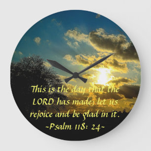 Redondo Grande Éste es el día que el señor ha hecho el reloj d