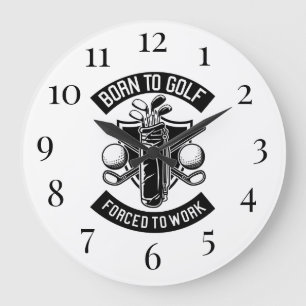Redondo Grande Gran reloj de golf