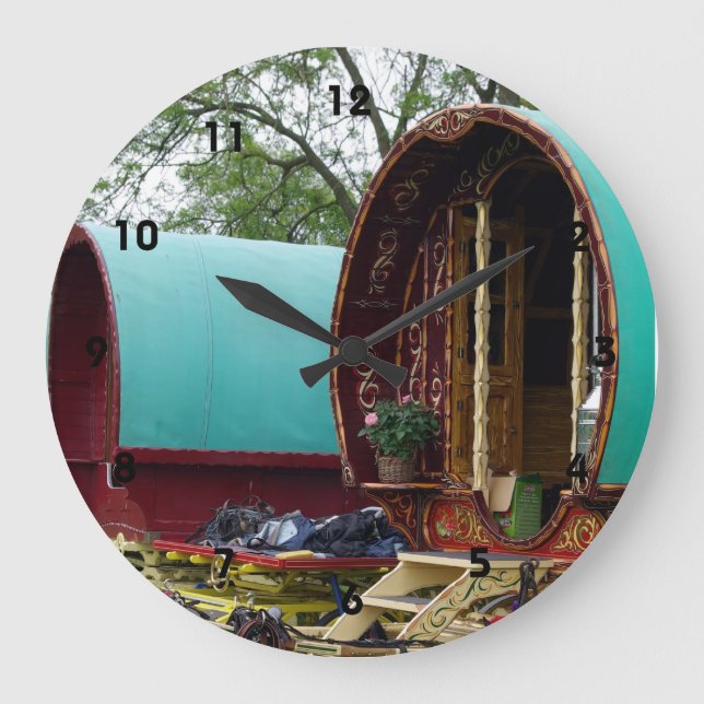 Redondo Grande Gran reloj de la camioneta gitana (Anverso)