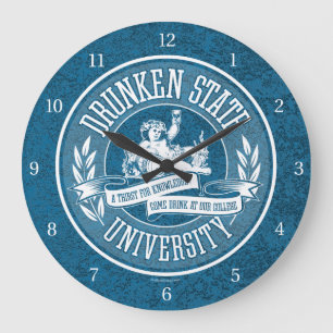 Redondo Grande Gran reloj de la Universidad Estatal de Borracho