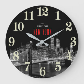 Redondo Grande Gran reloj del puente Brooklyn de Nueva York