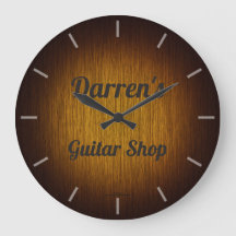 Guitarra Personalizada Tienda Tabaco Reloj de Sunb