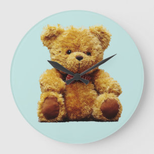 REDONDO GRANDE HABITACIÓN PARA NIÑOS DE SERIE RELOJ DE OSO TEDDY