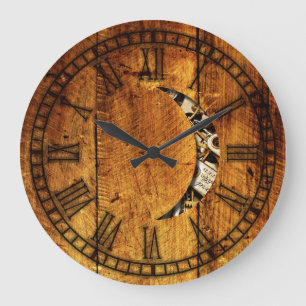 Redondo Grande Hacia fuera reloj de la casa