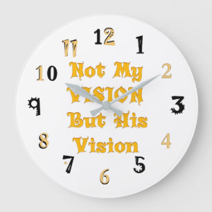 Redondo Grande Hermoso dial de reloj con visión dorada