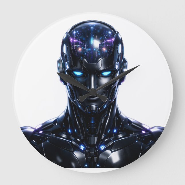 Redondo Grande humanoid AI robot Reloj (Anverso)