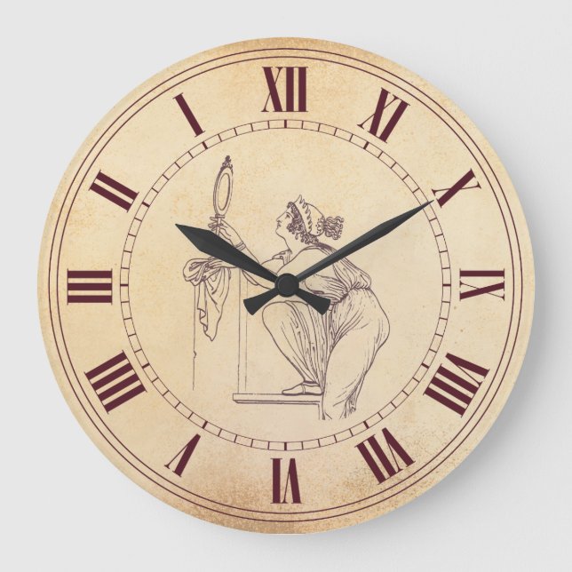 Redondo Grande Humor del reloj mágico, te hace más joven (Anverso)