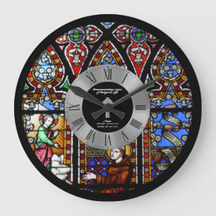 Redondo Grande Idea de regalo de retiro de sacerdotes - Reloj con
