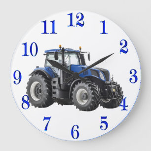 Redondo Grande Imagen del tractor para reloj
