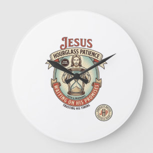 Redondo Grande Jesús Reloj de Arena Paciencia Jesús Reloj de Aren