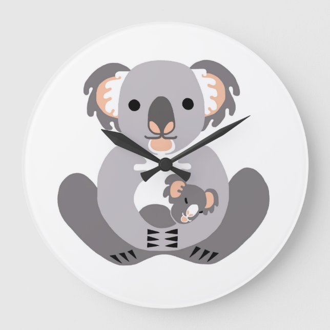 Redondo Grande KOALA - Reloj (Anverso)
