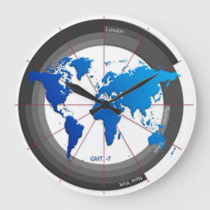 Redondo Grande La divisa comercializa el reloj GMT-7 del Timezone