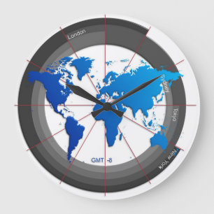 Redondo Grande La divisa comercializa el reloj GMT-8 del Timezone