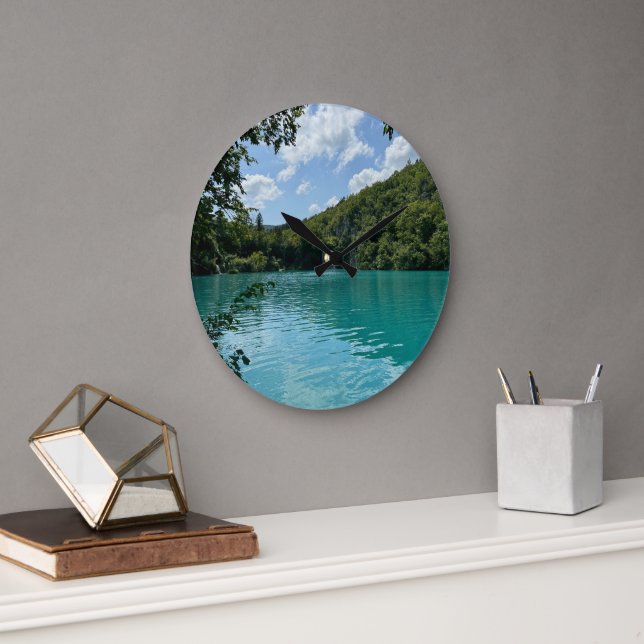 Redondo Grande Lagos de Plitvice, reloj de Croacia (Oficina)
