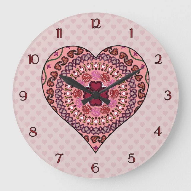 Redondo Grande Las capas del reloj del corazón (Anverso)