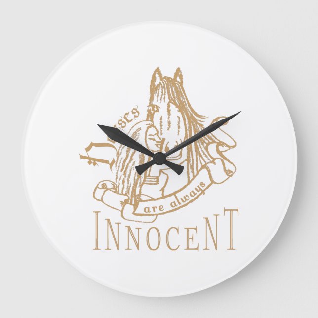 Redondo Grande Los caballos son inocentes - Reloj (Anverso)