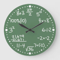 Matemáticas Ecuaciones matemáticas Reloj con Minut