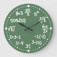 Matemáticas Ecuaciones Matemáticas Reloj Versión D