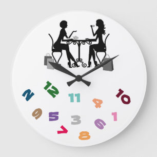 REDONDO GRANDE ***MEJOR AMIGOS PARA SIEMPRE** RELOJ DE AMISTAD