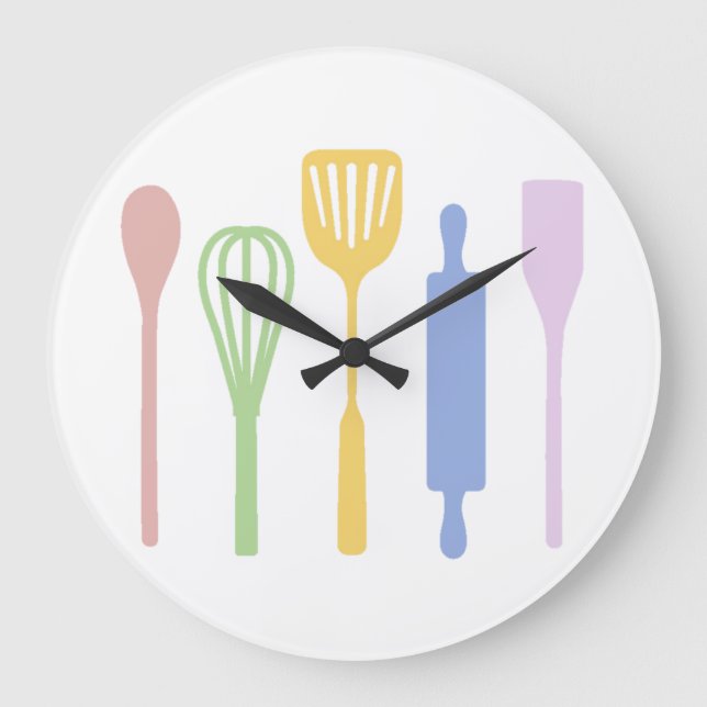 Redondo Grande Mod Kitchen - reloj (Anverso)