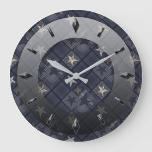 Redondo Grande Moderno, elegante, abstracto, decorativo, reloj