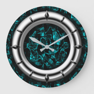 Redondo Grande Moderno, elegante, abstracto, decorativo, reloj