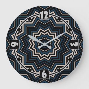 Redondo Grande Moderno, elegante, abstracto, decorativo, reloj