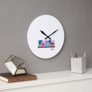 Redondo Grande Muro reloj 2023 nuevo diseño de Google