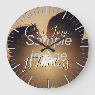 Redondo Grande Nuestro amor es eterno - Reloj fotográfico Persona