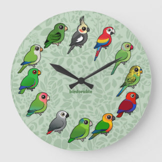 Redondo Grande Nuevo reloj de loro
