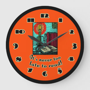 Redondo Grande Nunca es demasiado tarde para leer el reloj de par