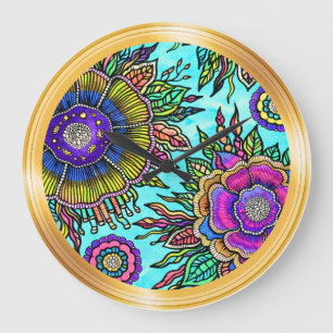 Redondo Grande OSTARA: Resonancia Celestial - Reloj de Arte Maxim