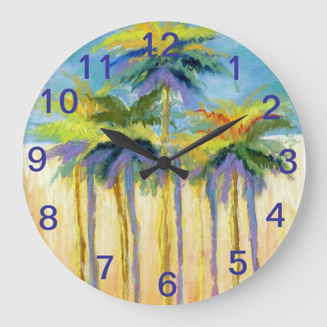 Redondo Grande Palmeras de playa - reloj (Anverso)