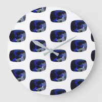 Patrón Gemstone de zafiro Azul Gran Reloj