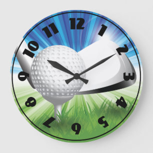 Redondo Grande Pelota de golf y reloj de la camiseta